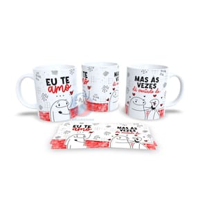 Caneca Cerâmica Personalizada Dia dos Namorados / Casal - Modelo 785108