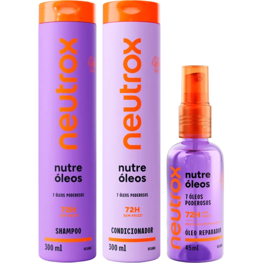 Shampoo e Condicionador Neutrox Nutre Óleos + Óleo