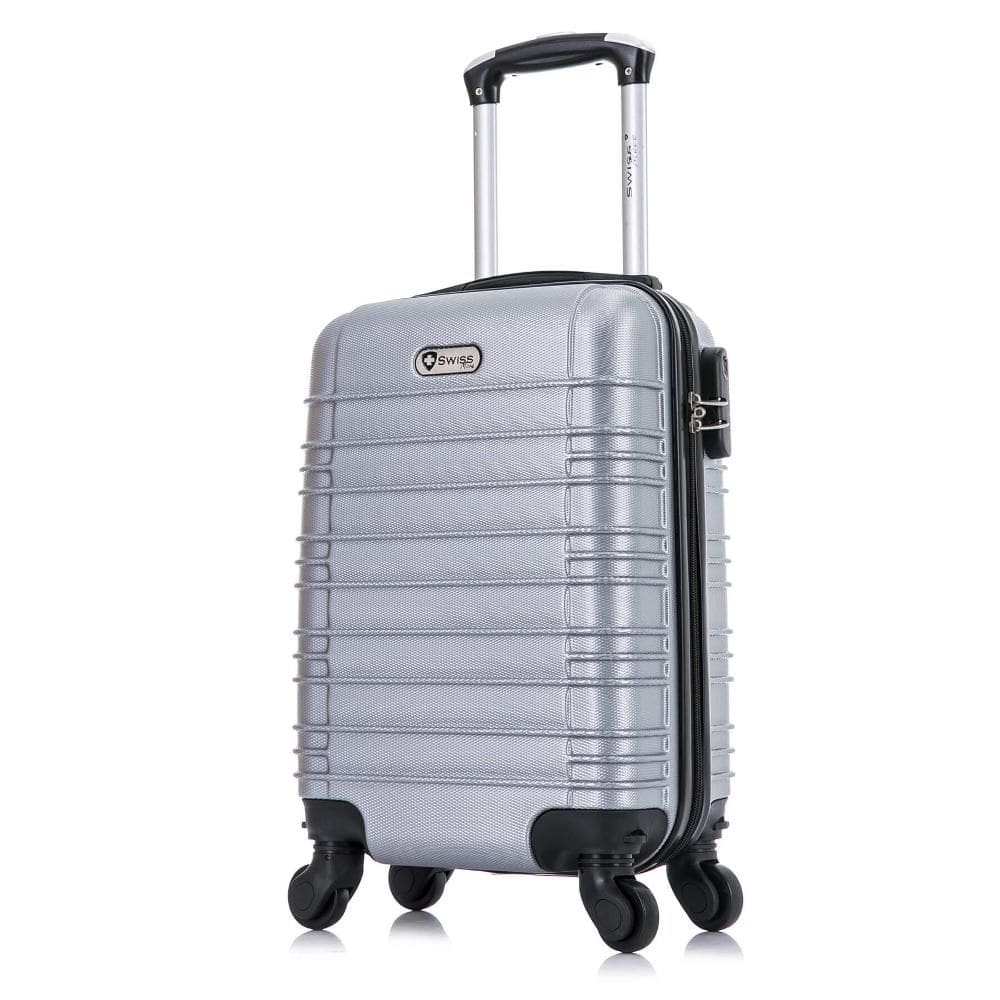 Mala de bordo PP 18” Detroit Swiss Move Prata