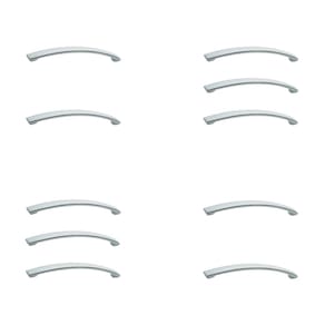 Conjunto com Puxadores Deki 128mm Cromados Antioxidantes