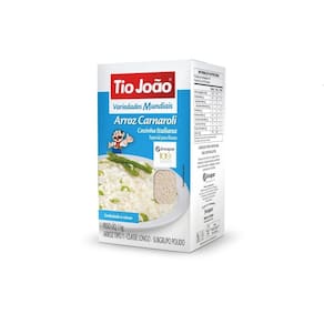 Arroz Carnaroli Tio João Variedades Mundiais 1Kg