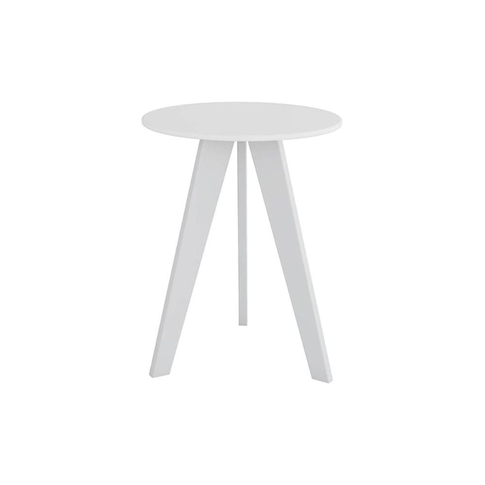 Mesa Cabeceira Retrô 7103 Branco - Peroba