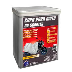 Capa para Moto Vinil Plast Leo 518 Tamanho Único
