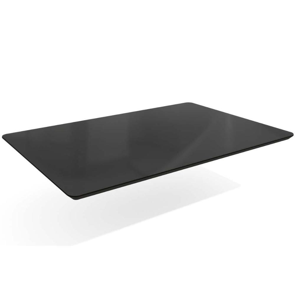 Tampo Mesa Sala de Jantar Madeirado c/Vidro TA31 Retangular 80x120cm Preto - Kappesberg