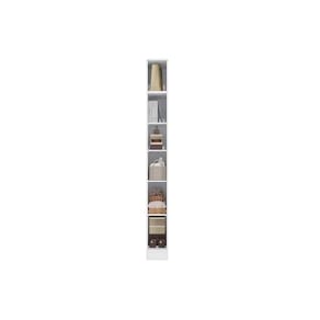 Modulado de Quarto Closet Aberto ARM25AMDP Adapt s/Portas 230x25cm Branco - Kappesberg