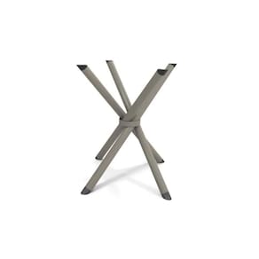 Base Mesa de Jantar Volga M008 Aço Cromado s/ Tampo Niquel - Kappesberg