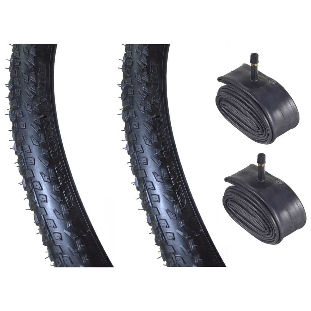2X PNEU ARO 29" BIKE MTB PASSEIO ASFALTO TRILHA 2.10 CRAVO PARRUDO DIAMOND TIMS + 2 CAMARAS 29"