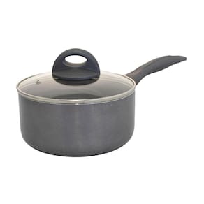 Panela Antiaderente Cerâmica Ceramic Life Smart Plus Cinza 16cm - Brinox