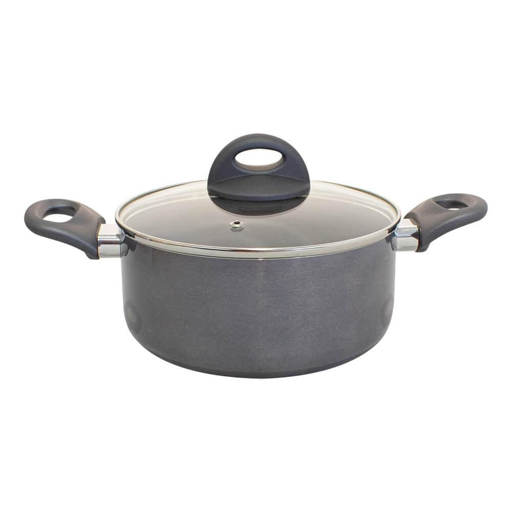 Caçarola Antiaderente Cerâmica Ceramic Life Smart Plus Cinza 22cm - Brinox