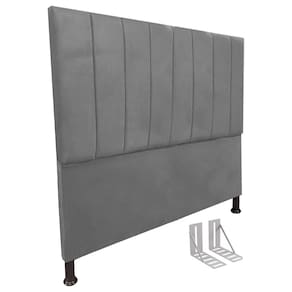 Cabeceira de Cama Box Casal Estofada + Frame Ct Laura Cores