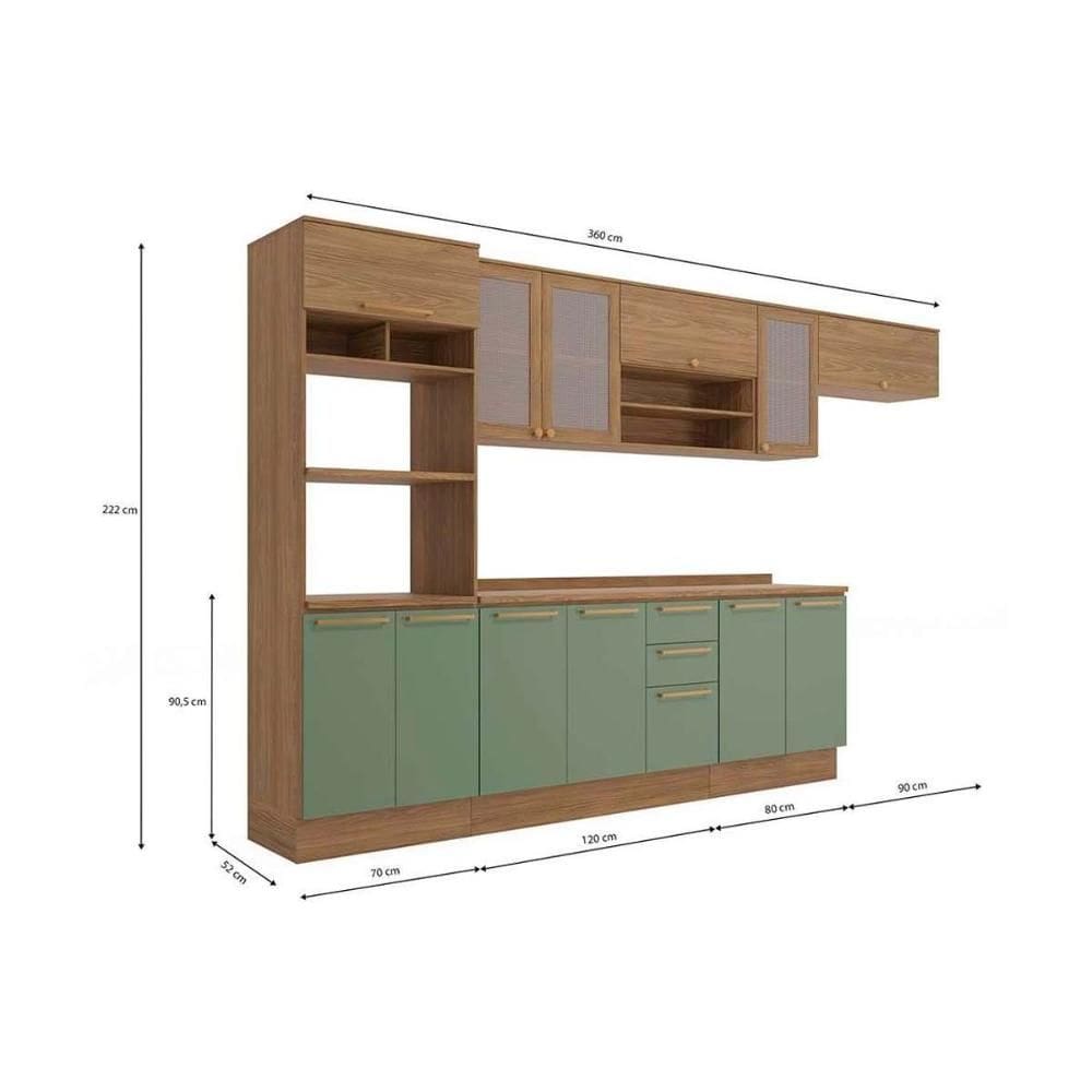 【NEW限定品】 Cozinha Completa (3Aéreos+2Balcões+ Peças 8 Botanic トップス