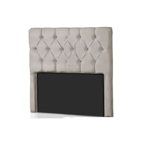 Cabeceira Cama Box Estofada Solteiro Califórnia Suede Bege - Probel
