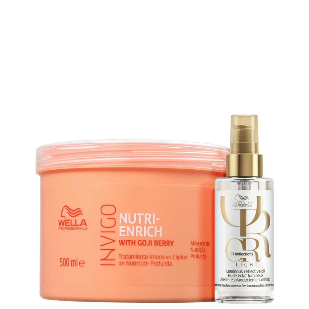 Kit Wella Professionals Light Nutrição dos Fios Mask (2 Produtos)