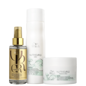 Kit Wella Professionals Nutricurls Oil Reflections Trio (3 Produtos)