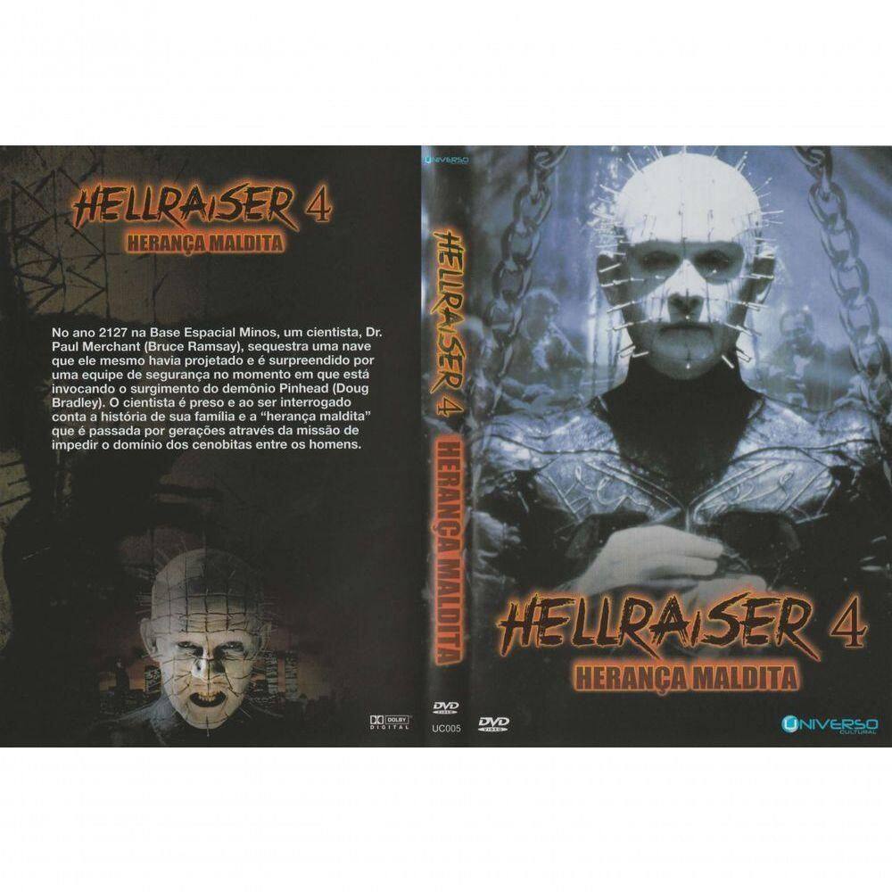 Dvd Hellraiser 4 - Herança Maldita (hellraiser Bloodline) | Casas