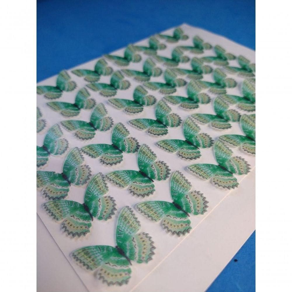 Borboleta Verde Mod 1( Kit Com 10 Un)