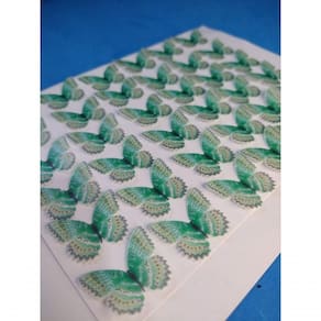 Borboleta Verde Mod 1( Kit Com 10 Un)