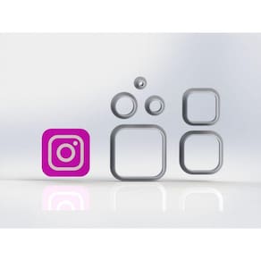 Cortador Redes Sociais - Instagram Tamanho 5 Cm