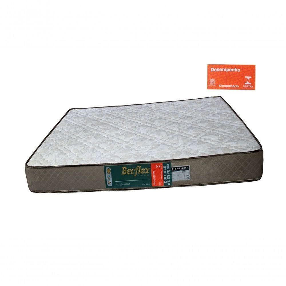 Colchão Casal Becflex Titan Gold Semi Ortopédico 1,38 M