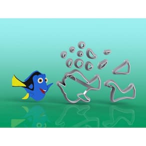 Cortador Procurando Nemo - Peixe Dory Tamanho 5 Cm