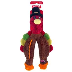 Brinquedo Wishbone Assorted Pelúcia Peru Com Corda e Apito Para Cachorro Médio