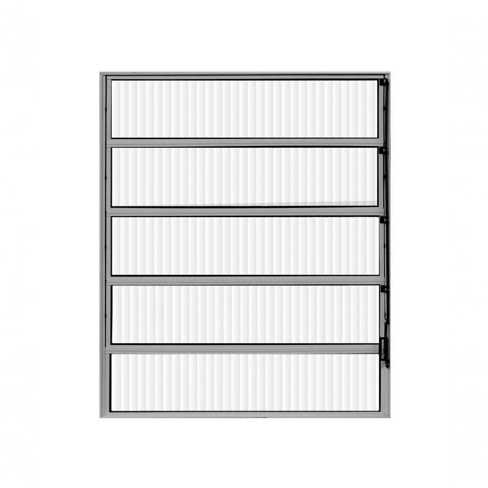 Vitro Basculante Alumínio Brilhante 1.00 (a) X 1.00 (l) - Hale