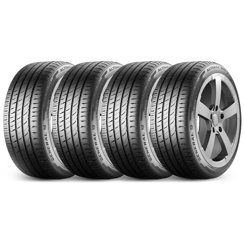 Kit 4 Pneu General by Continental Aro 16 205/55r16 91v Tl Al