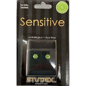 Brinco Studex Sensitive Zodíaco 5Mm Capricórnio Perido Verde
