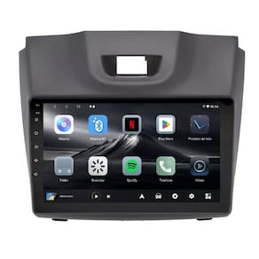 Central Multimídia S10 2012 2013 2014 2015 2016 Adak G2 Tela de 9" QLED 2GB de RAM 64GB Android Auto e Carplay + Câmera de ré