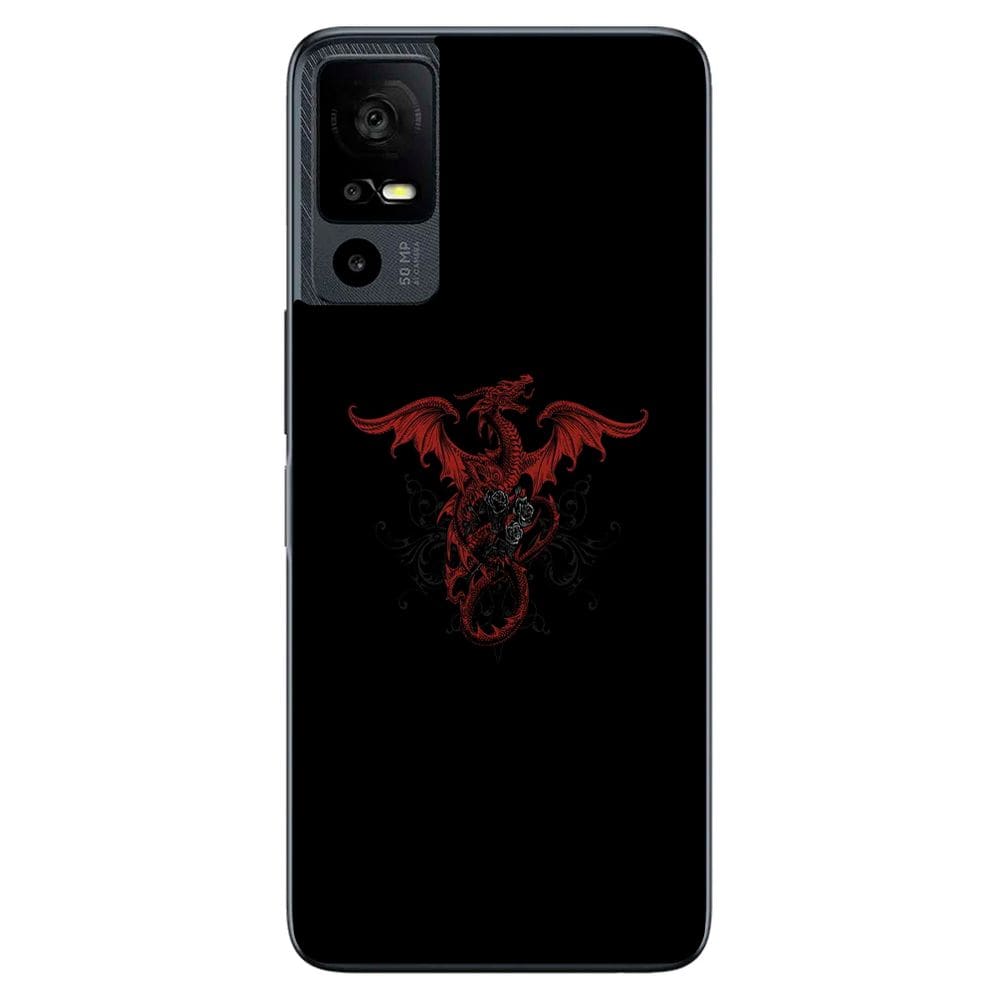 Capa Adesivo Skin255 Verso Para TCL 40R 5G