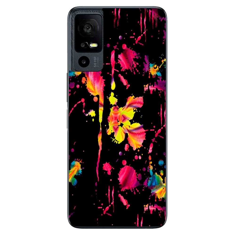 Capa Adesivo Skin206 Verso Para TCL 40R 5G