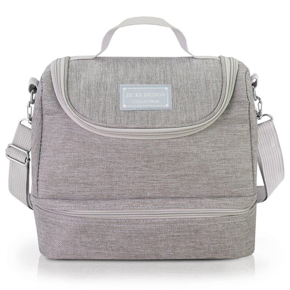 Bolsa Térmica C/ 2 Compartimentos Jacki Design - Joy Cinza