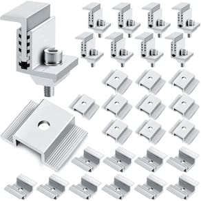 Painel solar Mid Clamps Zhengmy Aluminium 28 peças