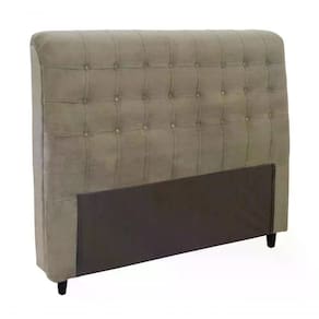 Cabeceira Casal 140cm Damares Suede Taupe Id Suede Taupe