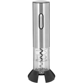 Puerto Abridor Elétrico 21X7X9Cm Inox Prata Usb