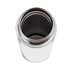 Garrafa Térmica Inteligente De Inox 500ml Tampa C-sensor De Temperatura Led água Café Chá Branco