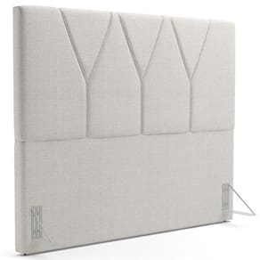 Cabeceira Cama Box Casal 140 Cm Aurora W01 Linho Champagne