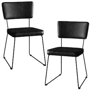 Kit 2 Cadeiras Estofada Sala De Jantar Couríssimo Preto