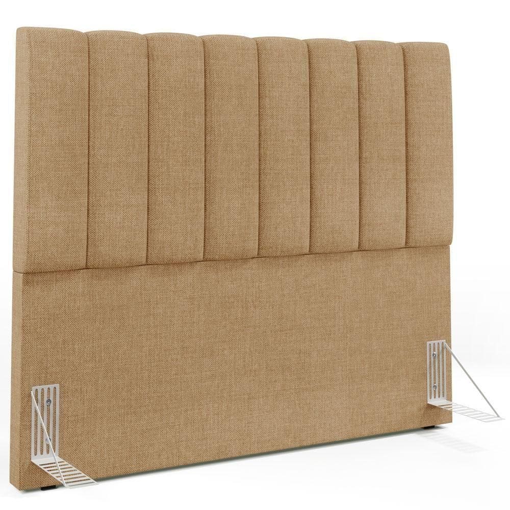 Cabeceira Cama Box Casal 140 Cm Dália W01 Linho Bege Escuro