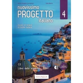 Nuovissimo Progetto Italiano 4 (C2) - Libro Dello Studente + Cd Audio Mp3