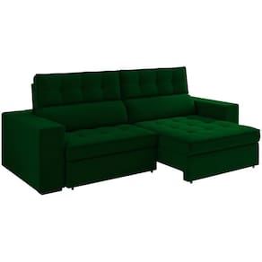 Sofa Retratil E Reclinavel 3 Lugares 218 Cm Evidence Sl 947 Veludo Moll Sl 947