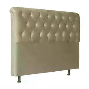 Cabeceira Casal 140cm Emilia Suede Taupe Id Suede Taupe