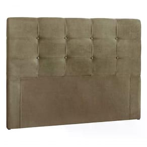 Cabeceira Casal 140cm Daiana Suede Taupe Id Suede Taupe