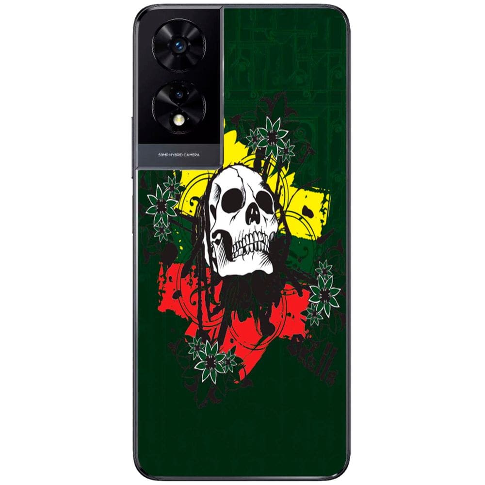 Capa Adesivo Skin024 Verso Para TCL 505