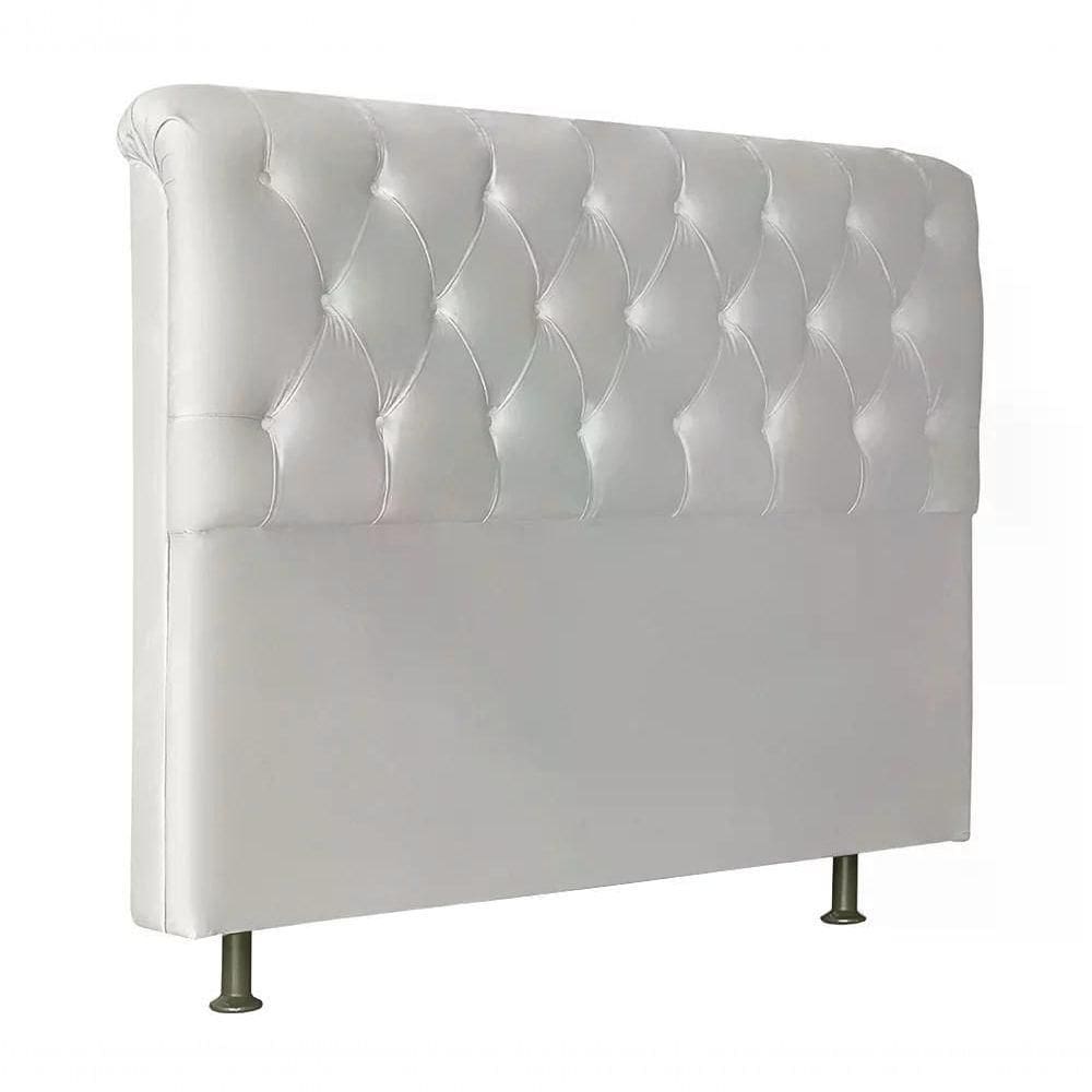 Cabeceira Casal 140cm Emilia Corano Branco Id Corano Branco