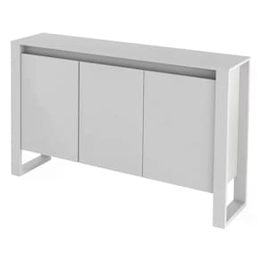 Armário Balcão Para Escritório 3 Portas Me4147 Branco