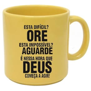Caneca Cristã Está Difícil? Ore Está Impossível? Aguarde