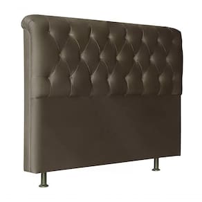 Cabeceira Casal 140cm Emilia Suede Marrom Id Suede Marrom