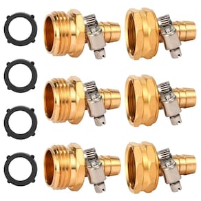 Kit de reparo de conectores de mangueira Sanpaint Brass 1/2