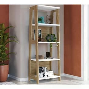 Estante 04 Prateleiras 26125 Linha Trend Hanover Off White